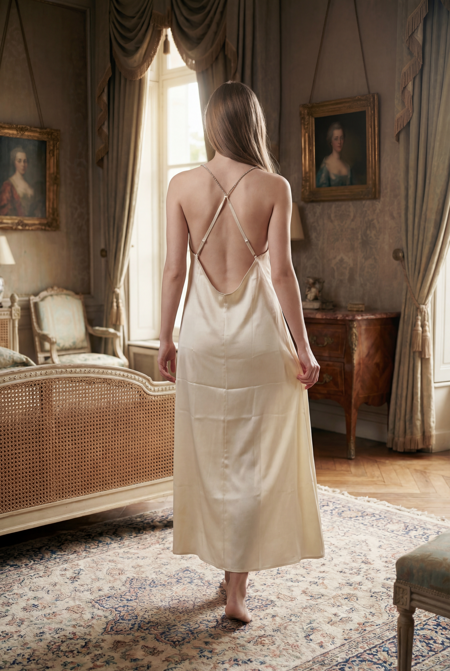 Luxury Satin Nightgown & Robe