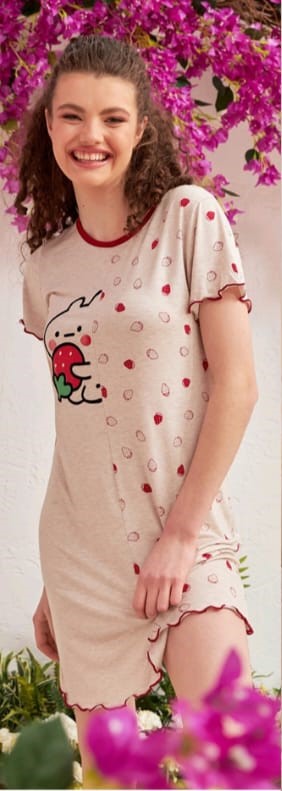 Strawberry Bliss Nightdress