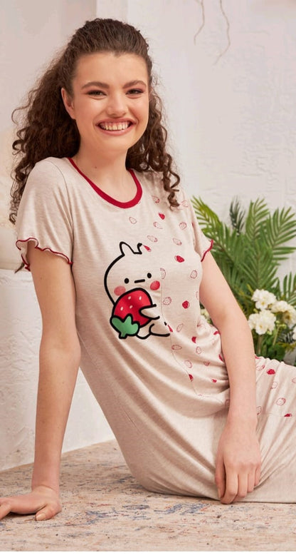 Strawberry Bliss Nightdress