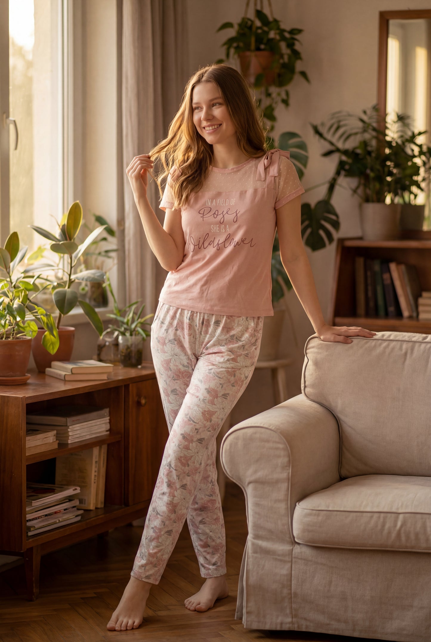 Rosy Tulle Pajama