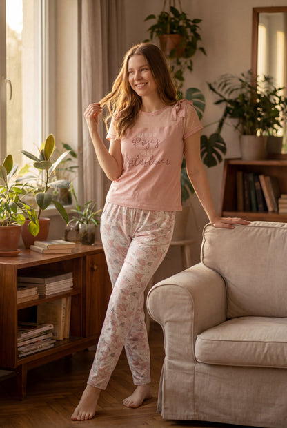 Rosy Tulle Pajama