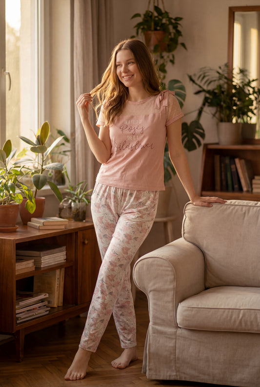 Rosy Tulle Pajama