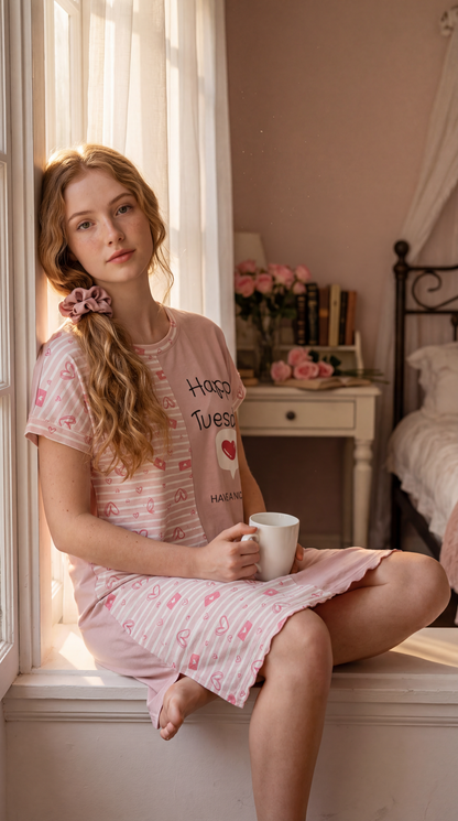Romantic Morning 💌 Cotton Nightshirt
