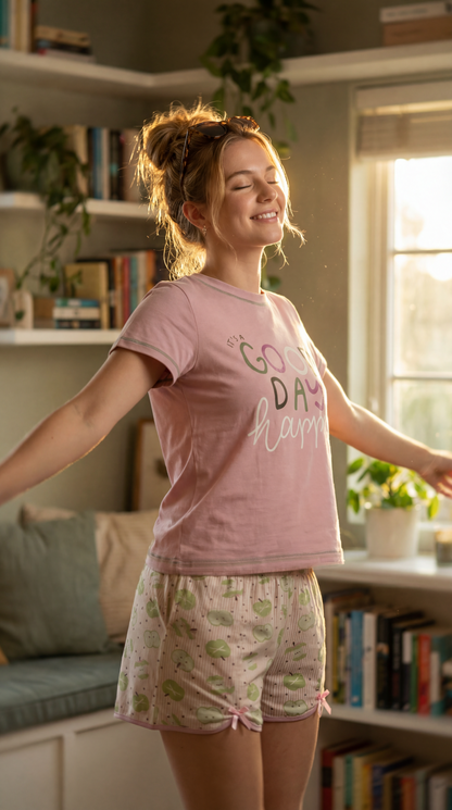 Happy Day Cotton Shorts Pajama