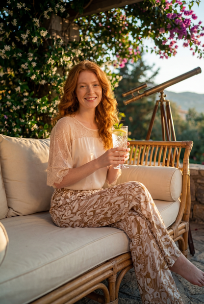 Soft Beige Lace Pajama