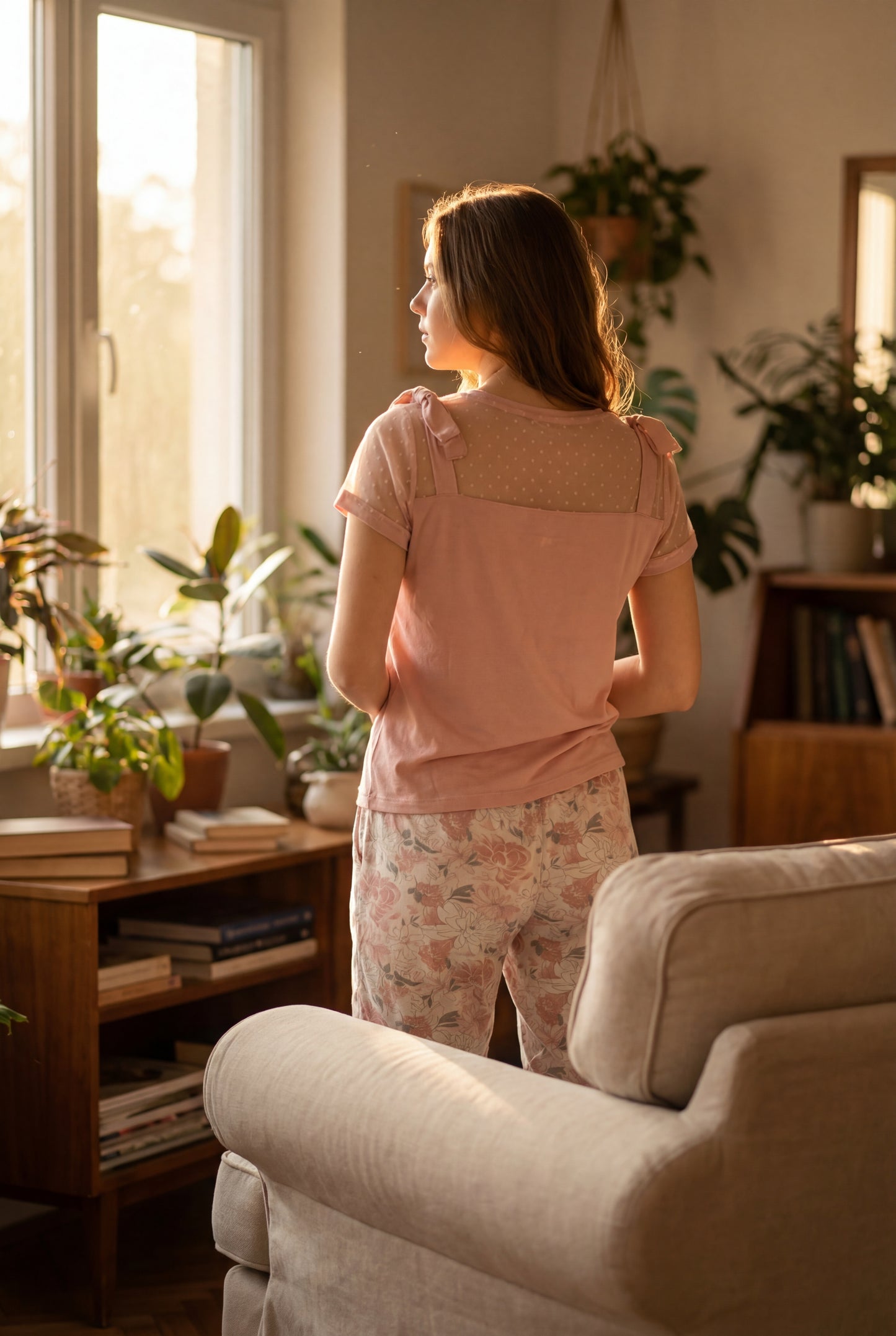 Rosy Tulle Pajama