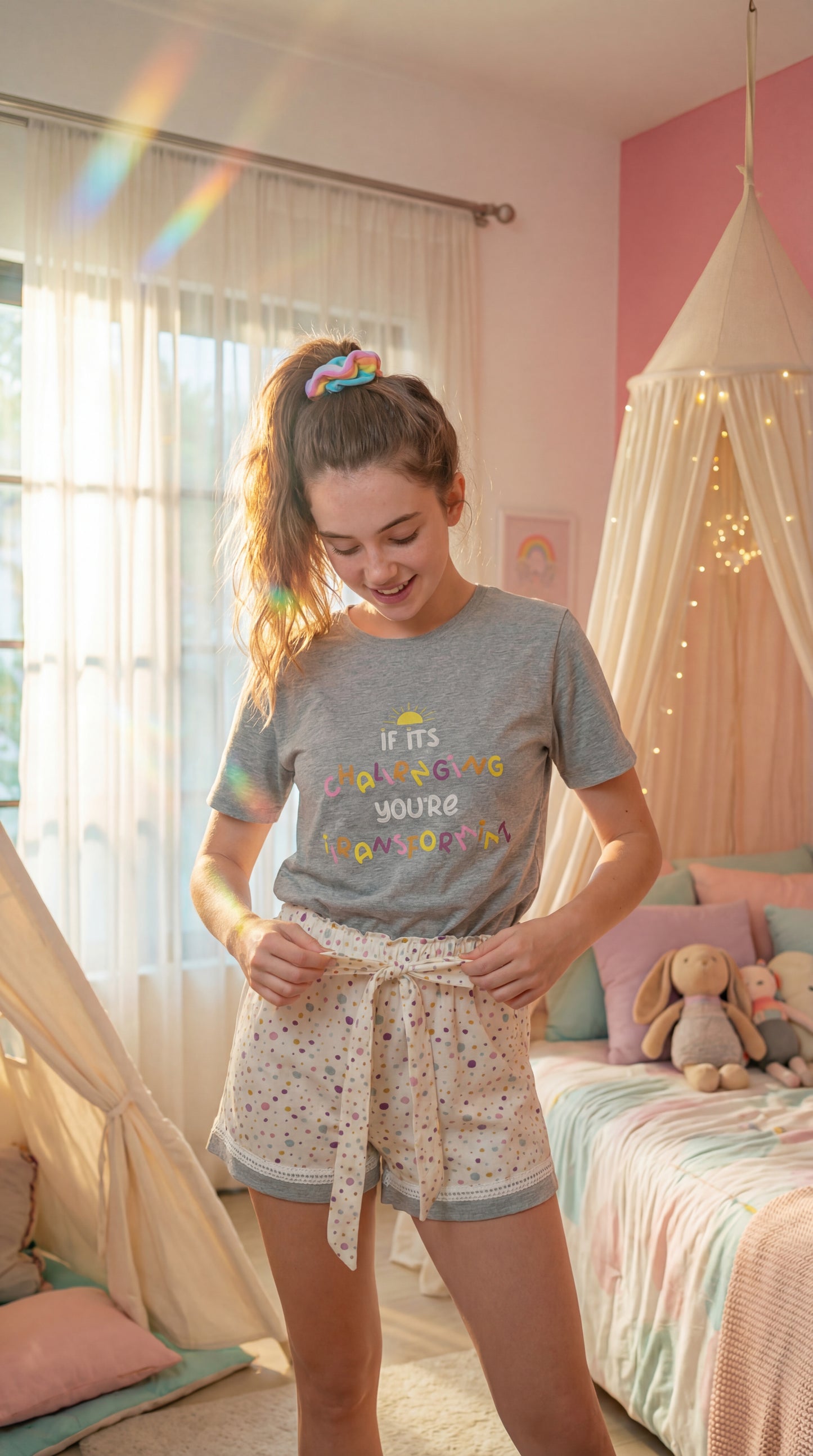 Positive Energy” Short Pajama🌞