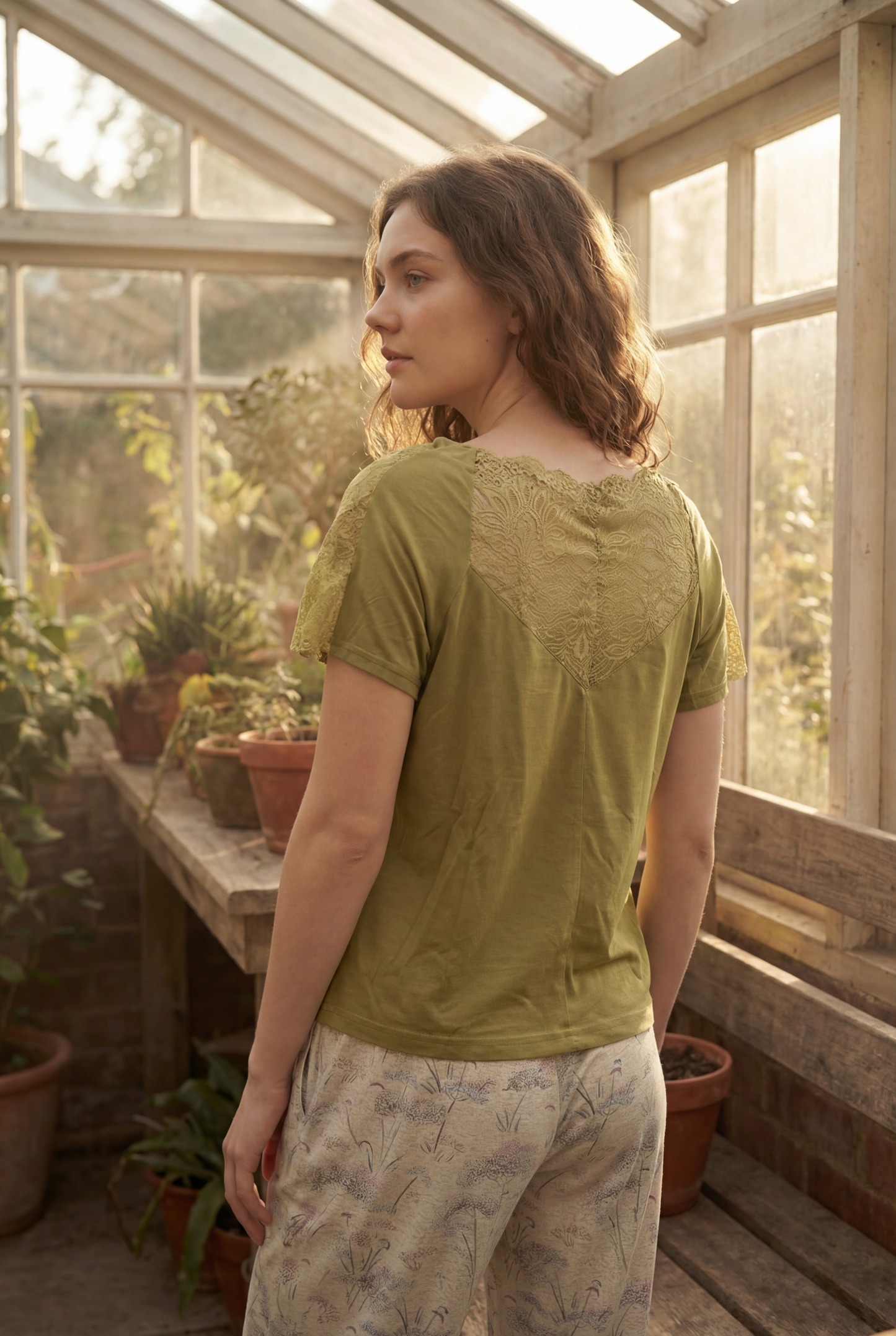 Olive Lace Pajama 🫒