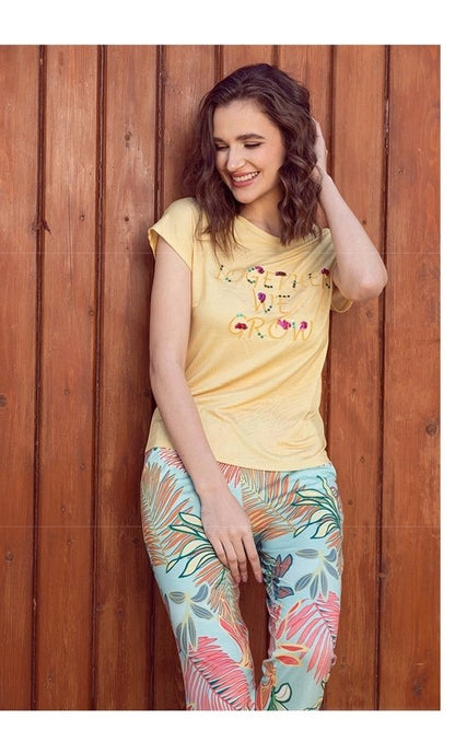 Tropical Glow” Pajama