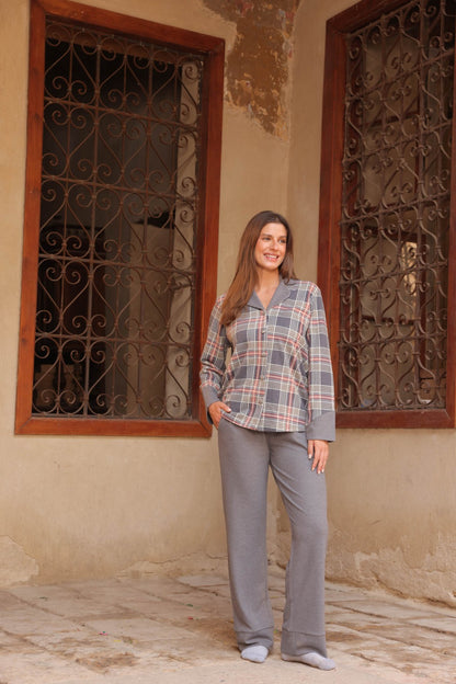 Plaid pajamas