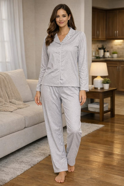 Soft Dots Cotton Pajama Set