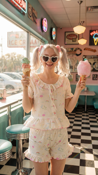 Candy Bliss 🍭 Shorts Pajama