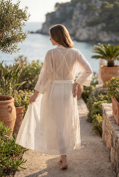 Luxury Nightgown with Robe