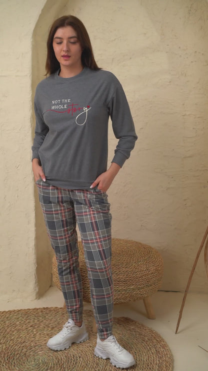 Women’s Printed Jacquard Winter Pajama